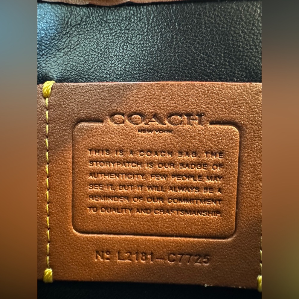 Coach quilted Leather Studio Bag w chain link strap - Picture 7 of 16